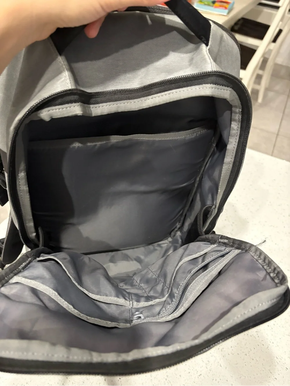Timbuk2 Gray Backpack with Black Accents